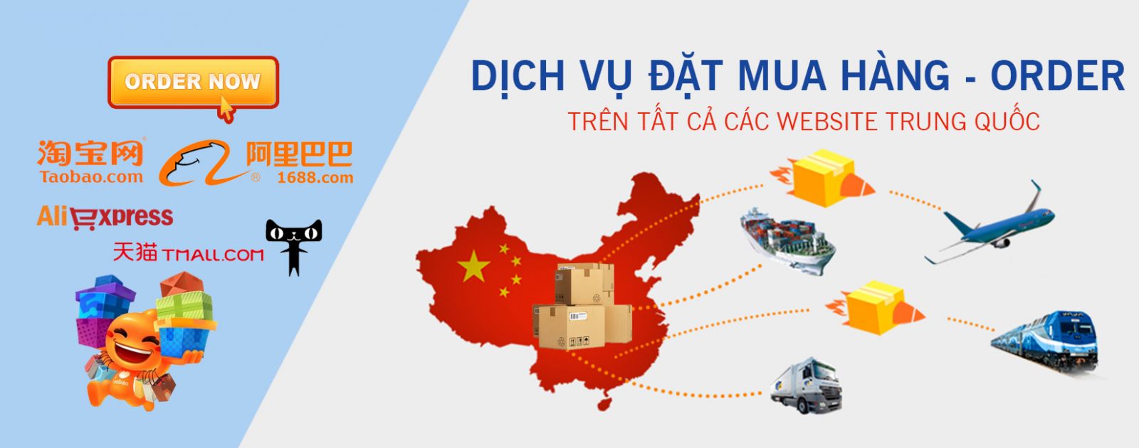 Dịch vụ mua hàng Trung Quốc trọn gói uy tín